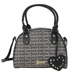 💋✨ Juicy Couture “All Out Of Love” Logo Satchel — GLAM & NWT 🖤🌟